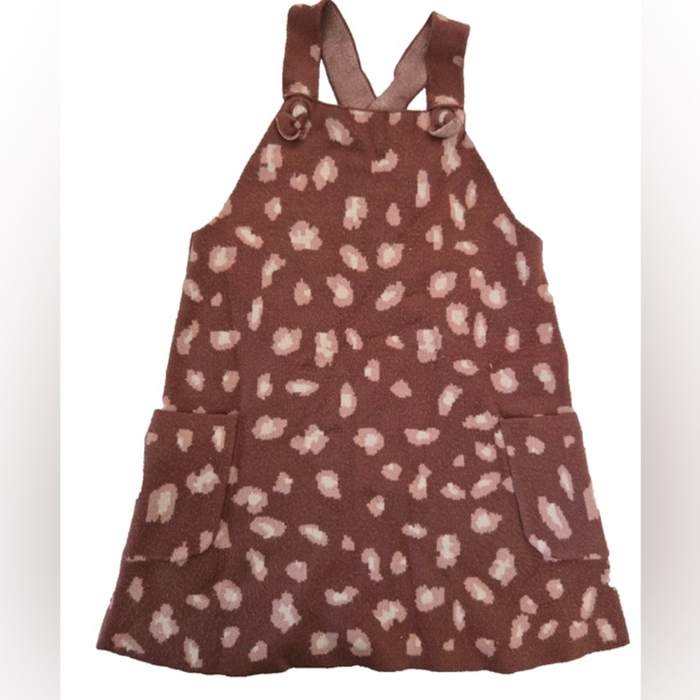 Zara Brown and Pink Kids Dress